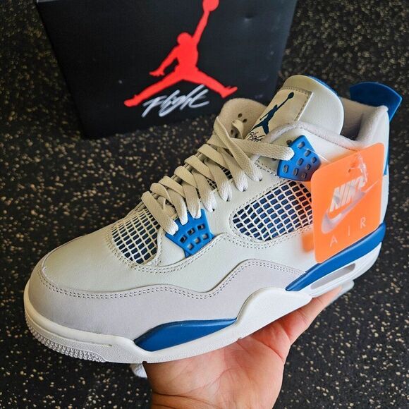 Air Jordan 4 Retro Military Industrial Blue FV5029-141 Men\'s Size 8 main image 5